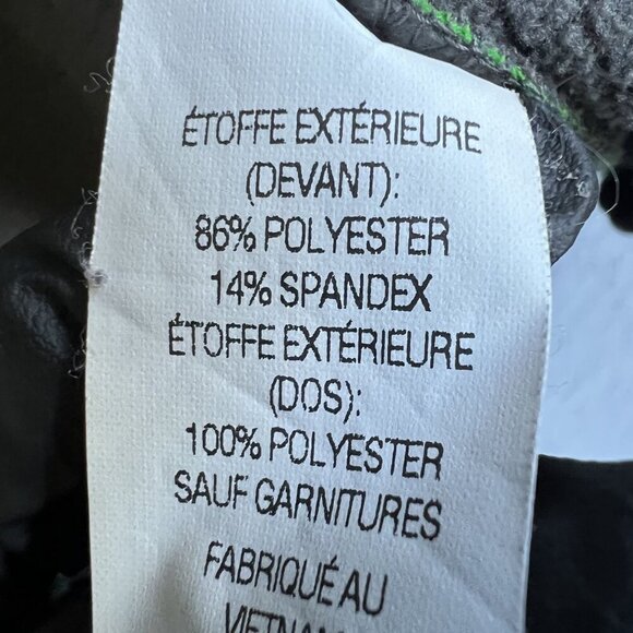 L L Bean Womens XS Pet Softshell Jacket Green Colorblock Athletic Jogging Hiking - Picture 9 of 13